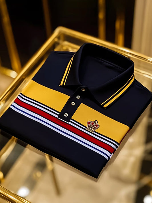 Férfi vintage nyaralás üzleti alkalmi póló