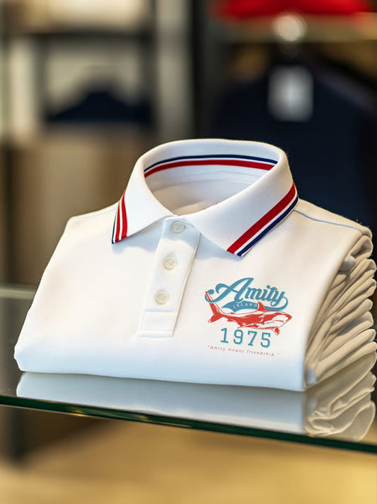 Férfi vintage nyaralás üzleti alkalmi póló