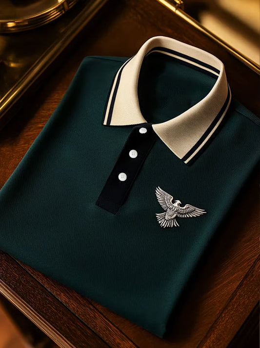 Férfi vintage nyaralás üzleti alkalmi póló