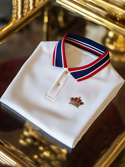 Férfi vintage nyaralás üzleti alkalmi póló