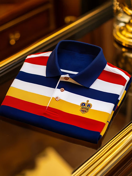 Férfi vintage nyaralás üzleti alkalmi póló