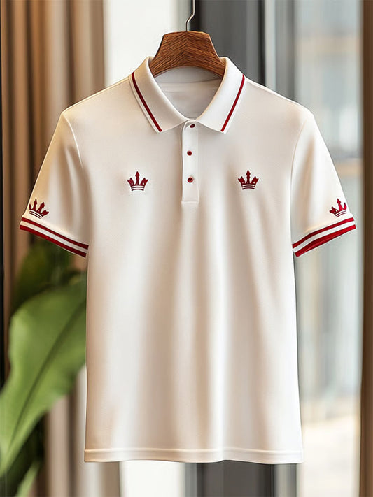 Férfi vintage nyaralás üzleti alkalmi póló