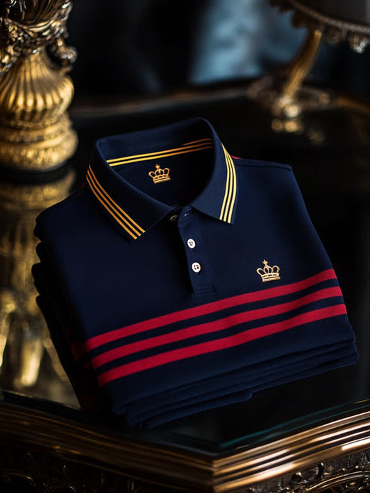 Férfi vintage nyaralás üzleti alkalmi póló