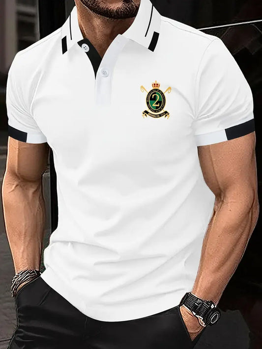 Férfi vintage nyaralás üzleti alkalmi póló