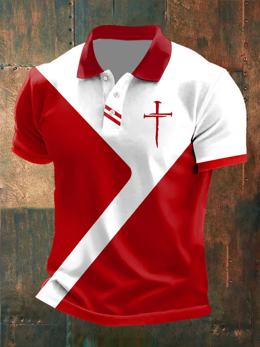 Férfi vintage faith polo ing