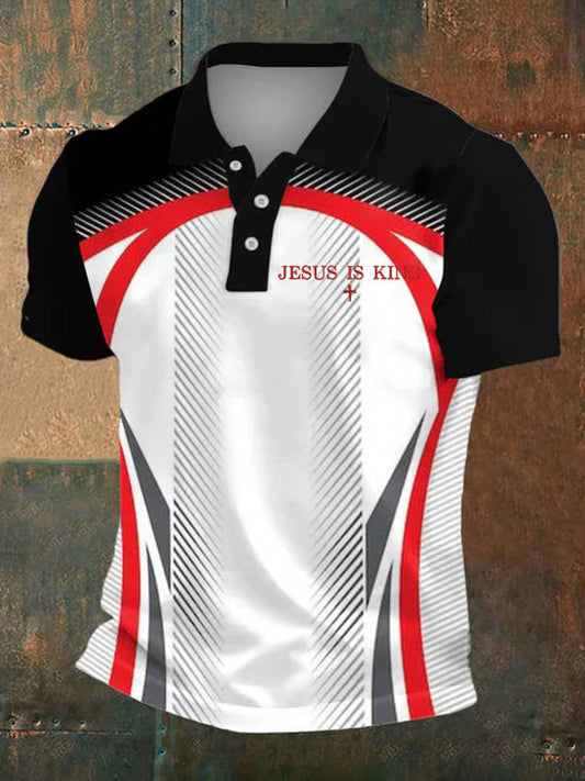 Férfi vintage faith polo ing