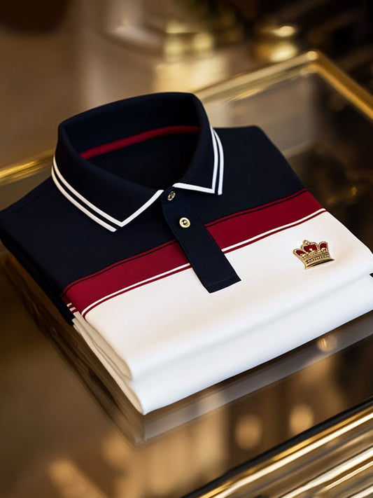 Férfi vintage nyaralás üzleti alkalmi póló