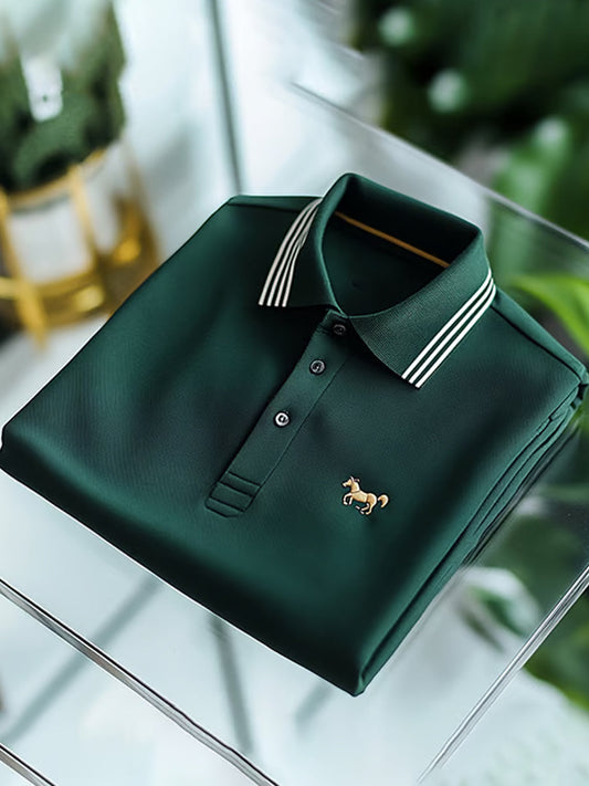 Férfi vintage nyaralás üzleti alkalmi póló