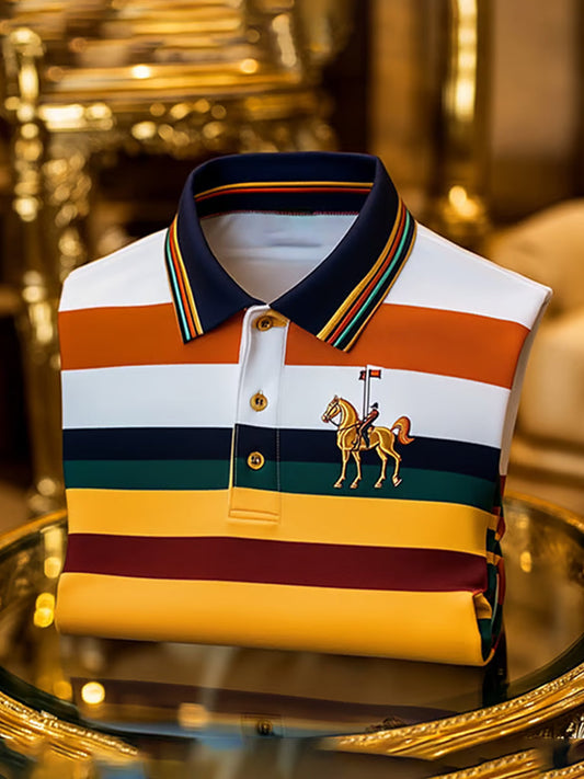 Férfi vintage nyaralás üzleti alkalmi póló