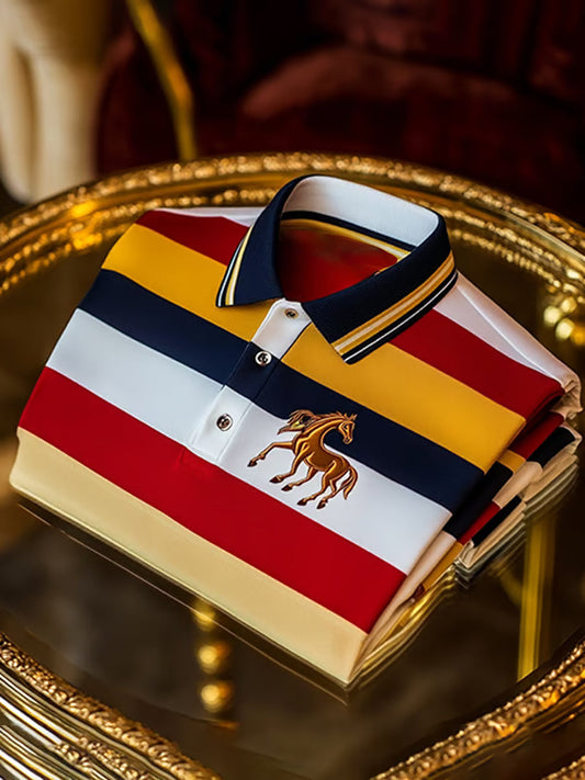 Férfi vintage nyaralás üzleti alkalmi póló