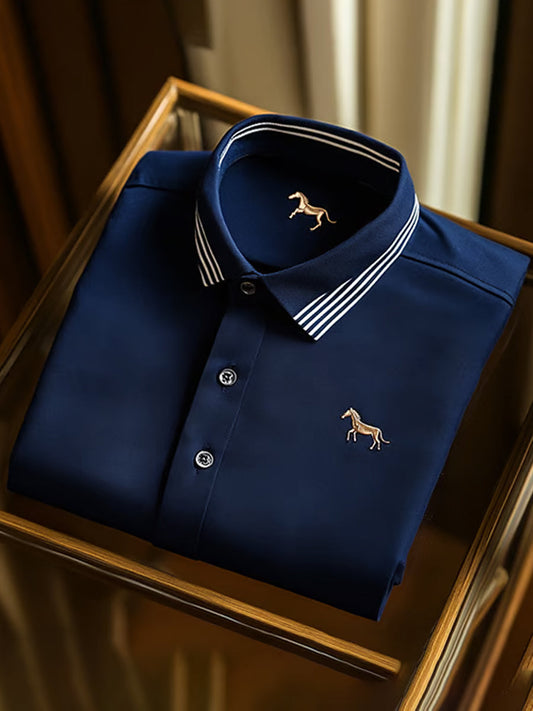 Férfi vintage nyaralás üzleti alkalmi póló