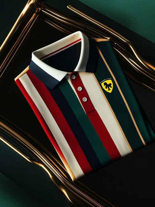 Férfi vintage nyaralás üzleti alkalmi póló