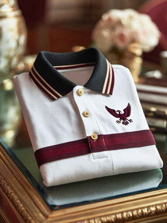 Klasszikus embléma üzleti rövid ujjú pólóing