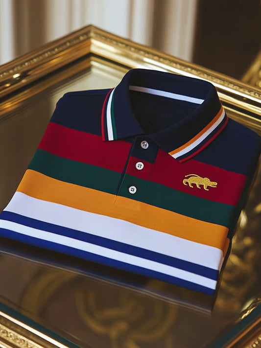 Férfi vintage nyaralás üzleti alkalmi póló