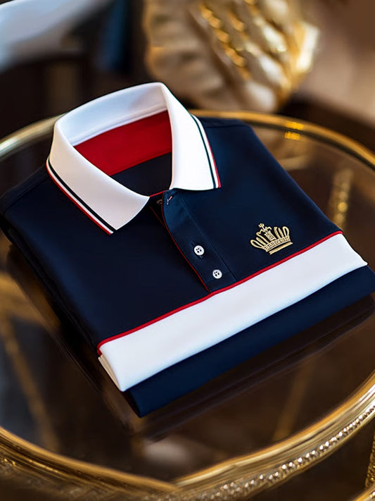 Férfi vintage nyaralás üzleti alkalmi póló