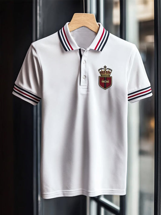 Férfi vintage nyaralás üzleti alkalmi póló