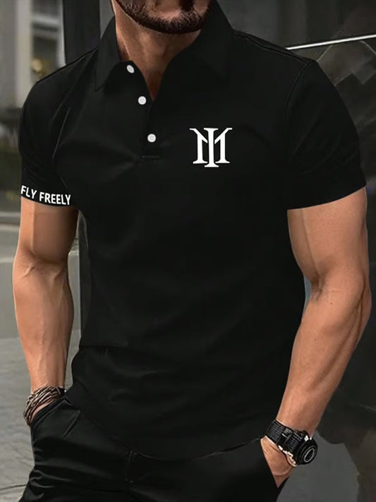 Férfi vintage nyaralás üzleti alkalmi póló