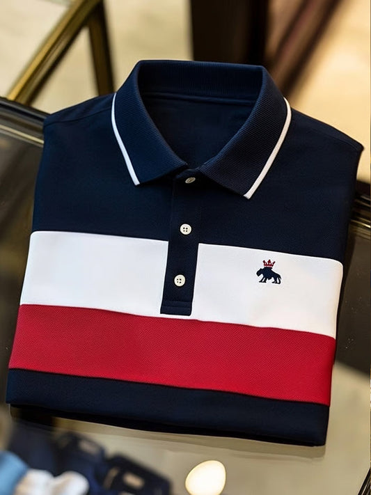 Férfi vintage nyaralás üzleti alkalmi póló