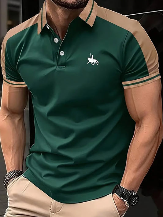 Férfi vintage nyaralás üzleti alkalmi póló