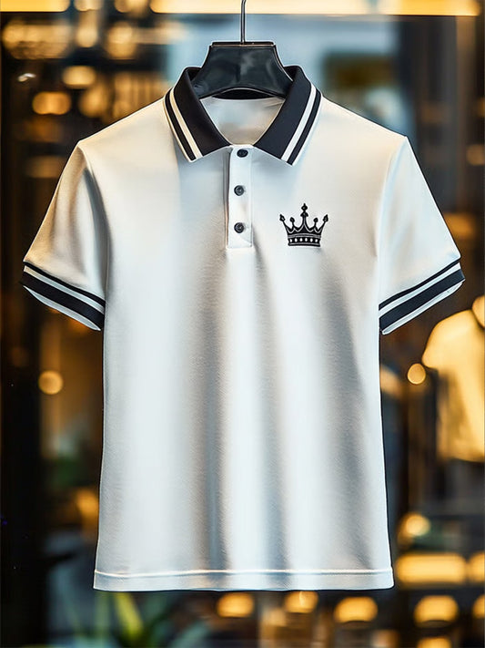 Férfi vintage nyaralás üzleti alkalmi póló