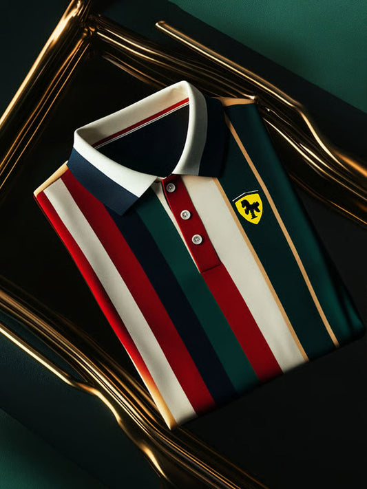 Férfi vintage nyaralás üzleti alkalmi póló