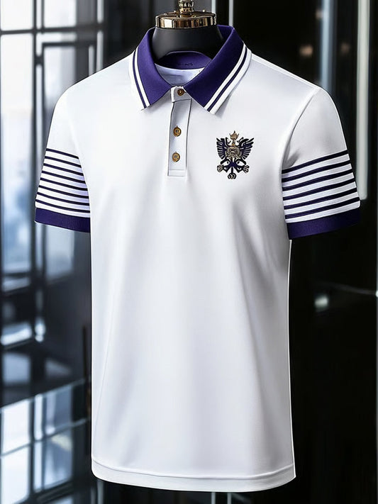 Férfi vintage nyaralás üzleti alkalmi póló