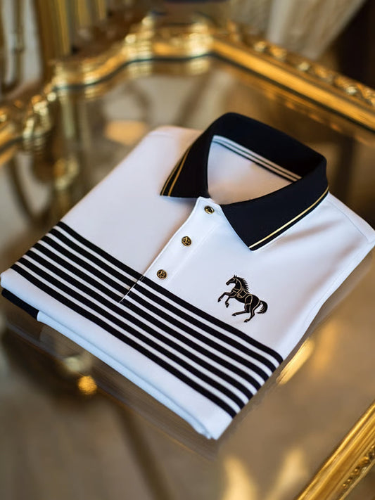 Férfi vintage nyaralás üzleti alkalmi póló