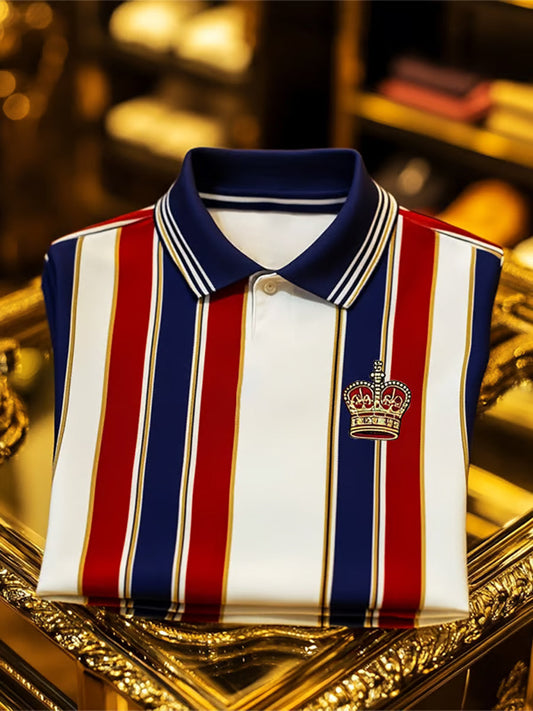 Férfi vintage nyaralás üzleti alkalmi póló