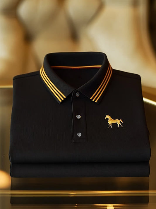 Férfi vintage nyaralás üzleti alkalmi póló