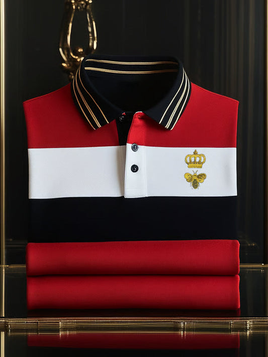 Férfi vintage nyaralás üzleti alkalmi póló