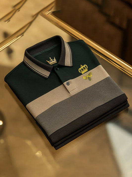 Férfi vintage nyaralás üzleti alkalmi póló