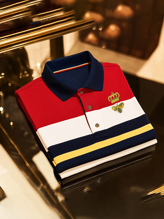 Férfi vintage nyaralás üzleti alkalmi póló