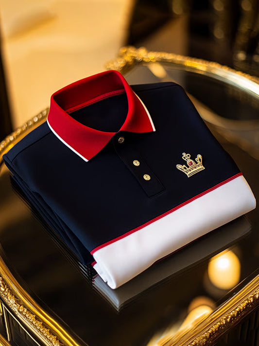 Férfi vintage nyaralás üzleti alkalmi póló