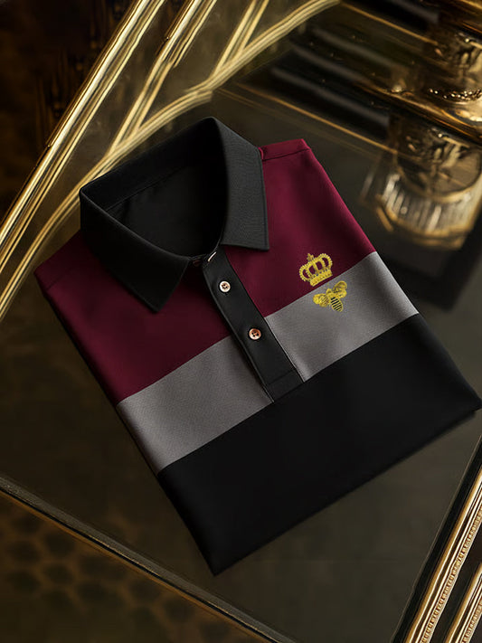 Férfi vintage nyaralás üzleti alkalmi póló