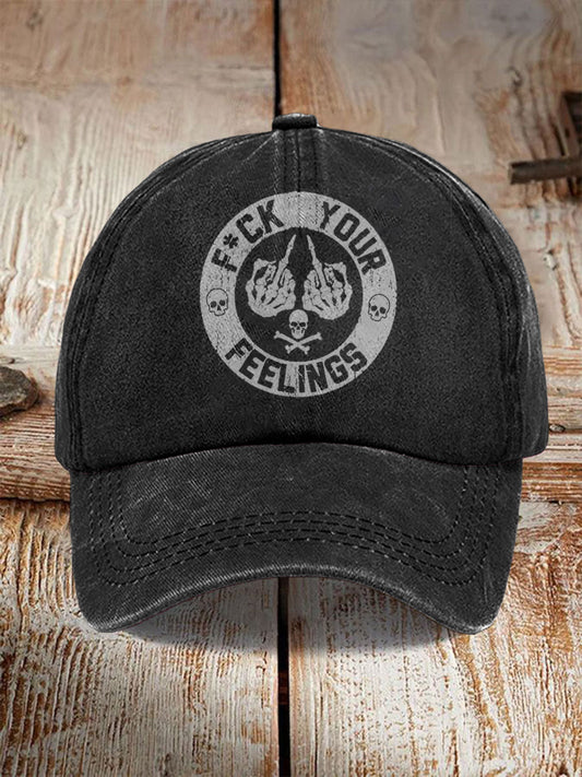 Halloween unisex csontváz gesztus nyomtatott kalap