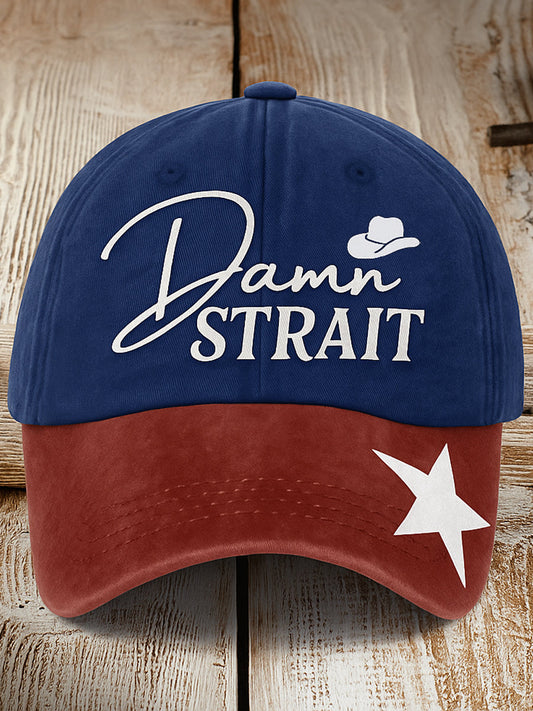 Retro george strait country music texas country western nyomtatott vintage retro unisex resort baseball sapka