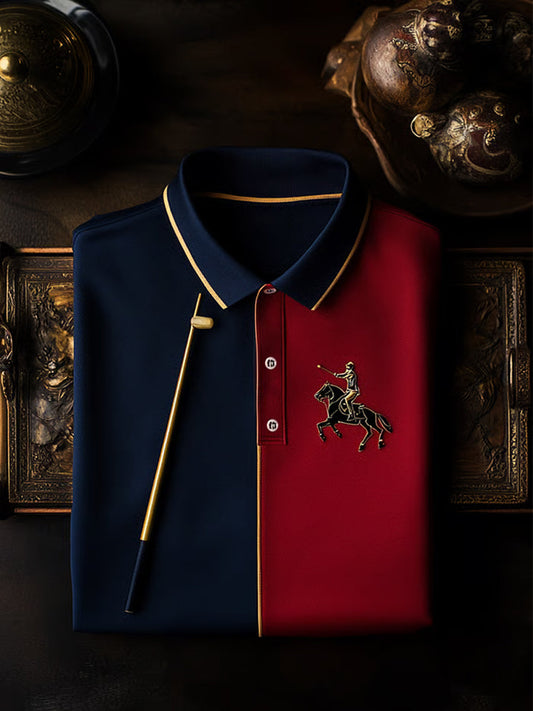 Férfi vintage nyaralás üzleti alkalmi póló