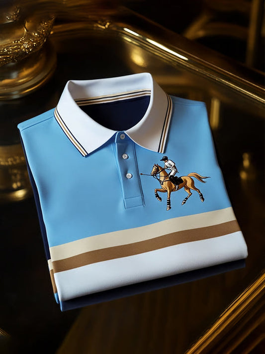 Férfi vintage nyaralás üzleti alkalmi póló