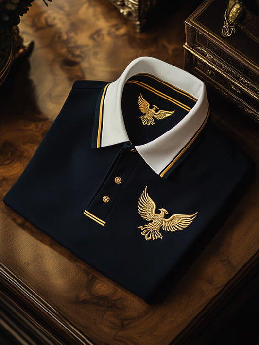 Férfi vintage nyaralás üzleti alkalmi póló