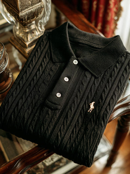 Férfi retro üzleti művészet nyomtatás alkalmi kényelem kötött rövid ujjú póló