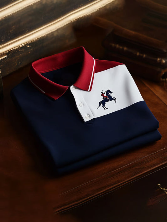 Férfi vintage nyaralás üzleti alkalmi póló