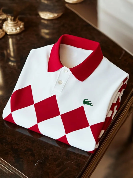 Férfi vintage nyaralás üzleti alkalmi póló