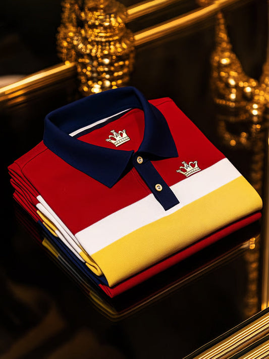 Férfi vintage nyaralás üzleti alkalmi póló