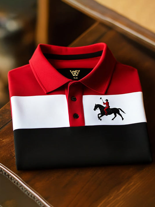 Férfi vintage nyaralás üzleti alkalmi póló