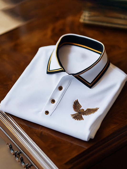 Férfi vintage nyaralás üzleti alkalmi póló