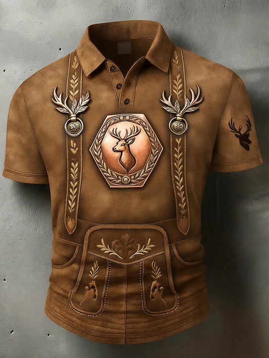 Férfi vintage nyaralás üzleti alkalmi póló