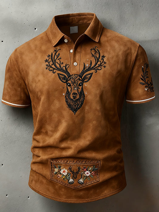 Férfi vintage nyaralás üzleti alkalmi póló