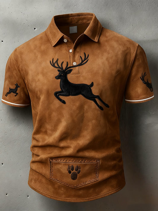 Férfi vintage nyaralás üzleti alkalmi póló