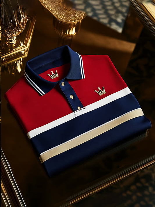 Férfi vintage nyaralás üzleti alkalmi póló