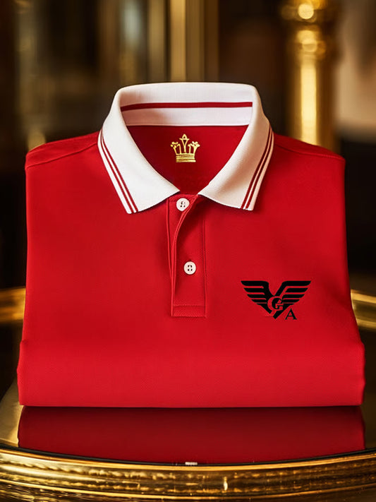 Férfi vintage nyaralás üzleti alkalmi póló